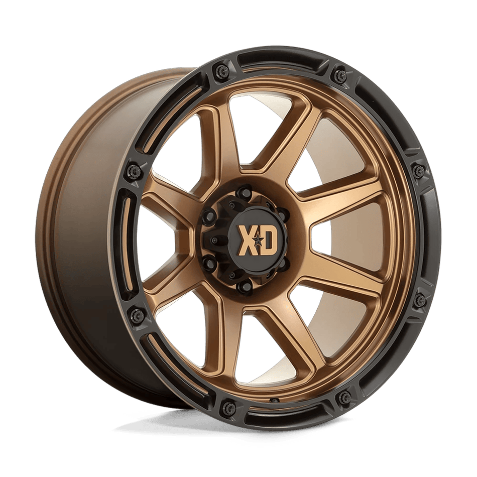 XD XD863 20x9 ET18 8x170 Matte Bronze w/ Black Lip