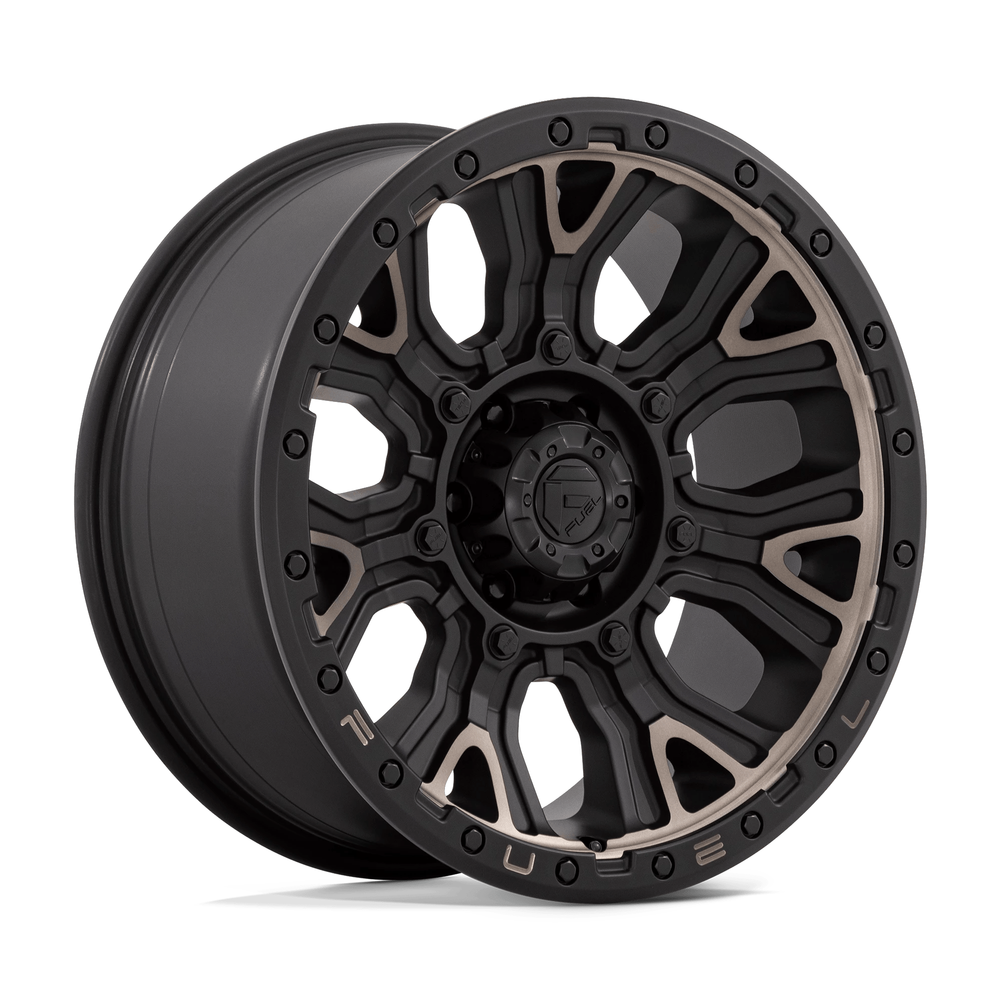 Fuel 1PC D824 TRACTION 20x9 ET1 6x135 Matte Black w/ Double Dark Tint