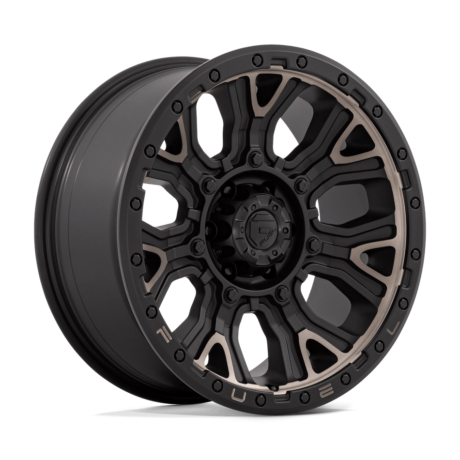 Fuel 1PC D824 TRACTION 20x9 ET1 6x135 Matte Black w/ Double Dark Tint