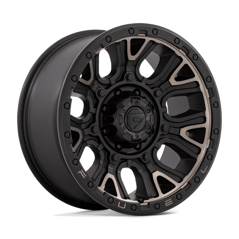 Fuel 1PC D824 TRACTION 20x9 ET1 8x180 Matte Black w/ Double Dark Tint