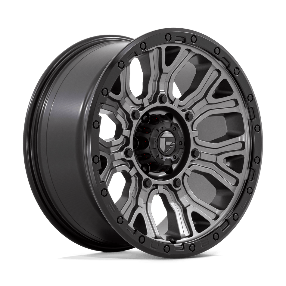 Fuel 1PC D825 TRACTION 20x9 ET1 6x135 Matte Gunmetal w/ Black Ring