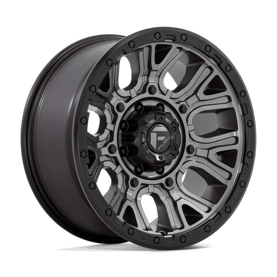 Fuel 1PC D825 TRACTION 20x9 ET1 8x170 Matte Gunmetal w/ Black Ring