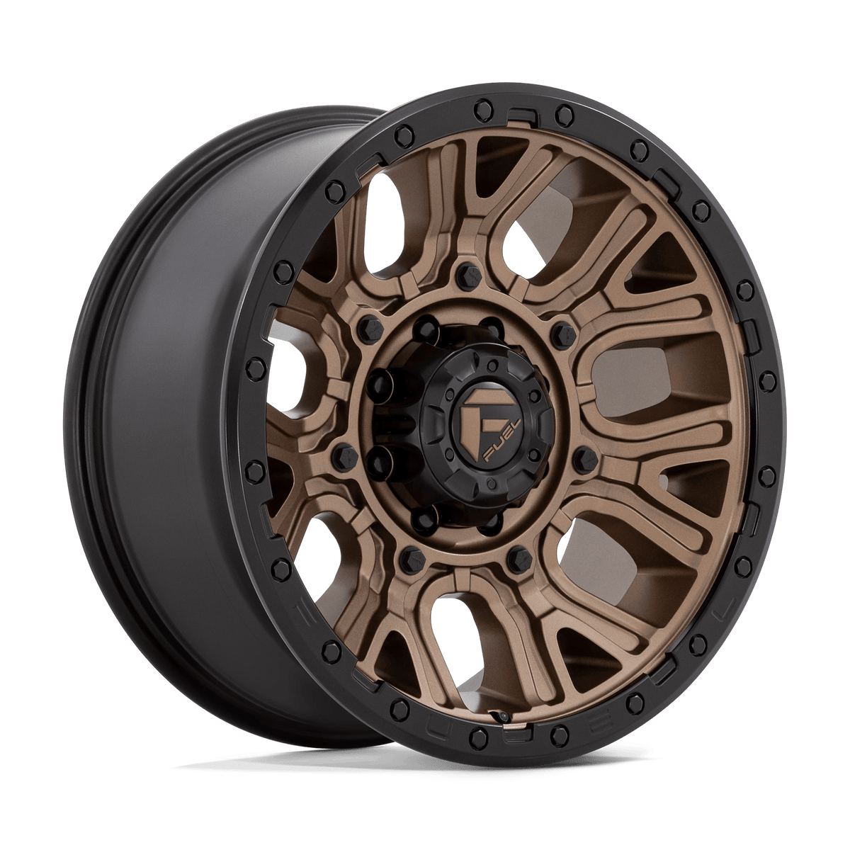Fuel 1PC D826 TRACTION 20x9 ET1 8x180 Matte Bronze w/ Black Ring