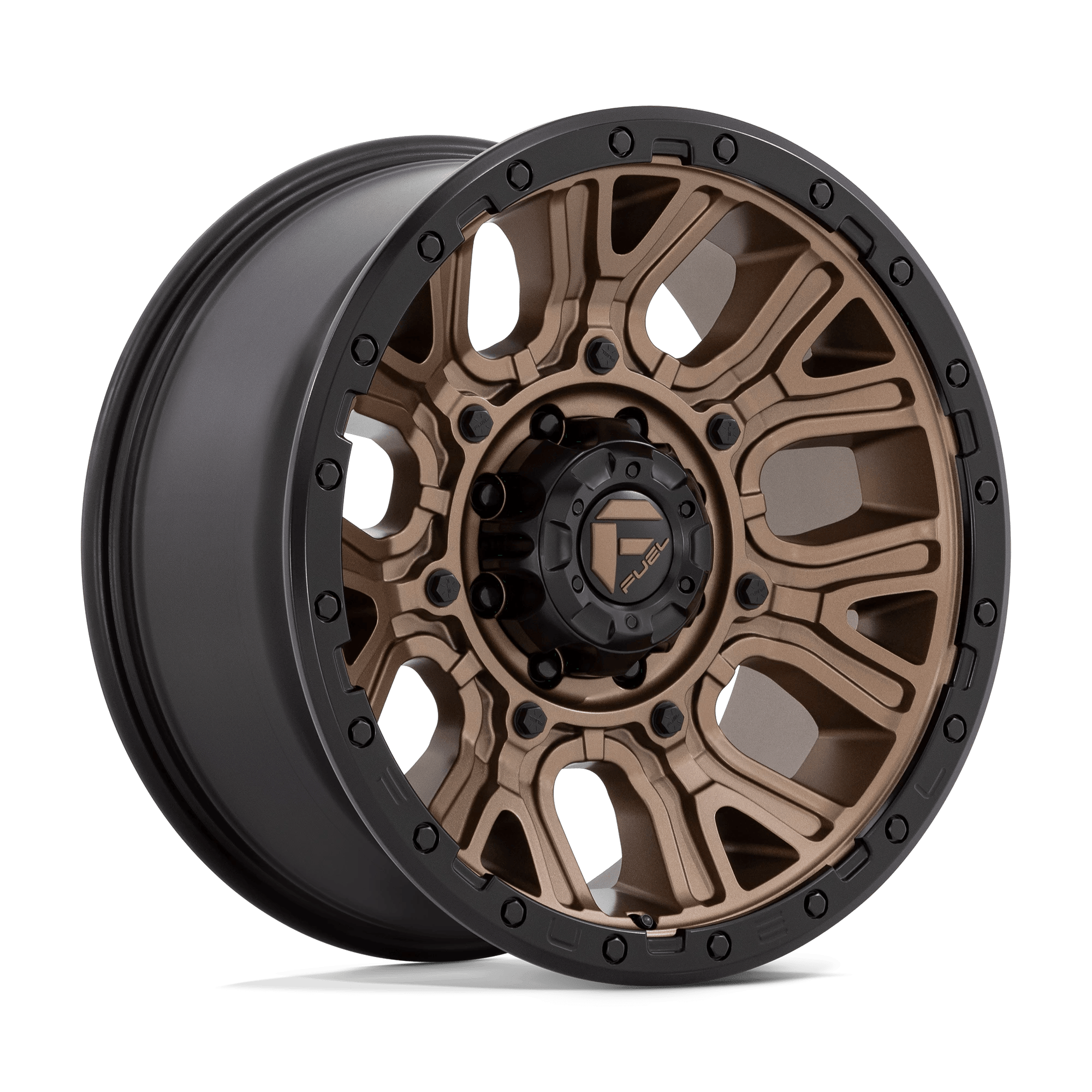 Fuel 1PC D826 TRACTION 20x9 ET1 8x180 Matte Bronze w/ Black Ring