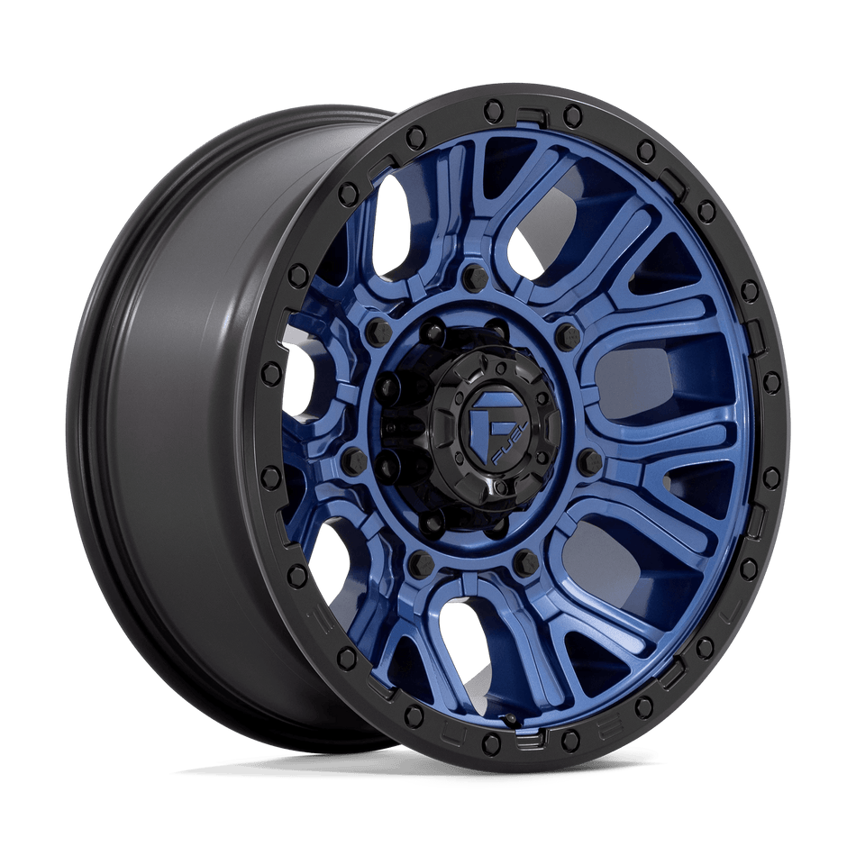 Fuel 1PC D827 TRACTION 20x9 ET1 8x170 Dark Blue w/ Black Ring