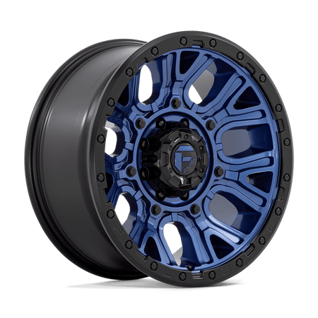 Fuel 1PC D827 TRACTION 20x9 ET1 8x180 Dark Blue w/ Black Ring