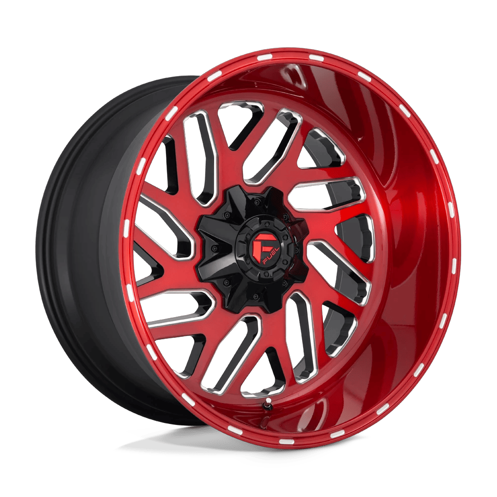 Fuel 1PC D691 TRITON 22x12 ET-44 6x135/5.5 Candy Red Milled