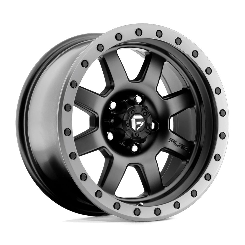 Fuel 1PC D551 TROPHY 17x8.5 ET-6 5x139.7 Matte Black Gunmetal Ring