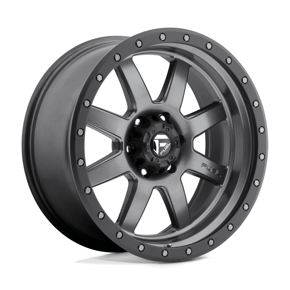 Fuel 1PC D552 TROPHY 18x10 ET-24 5x127 Matte Gunmetal Black Bead Ring