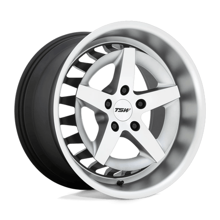 TSW DEGNER 18x10 ET25 5x112 Matte Titanium w/ Machined Face