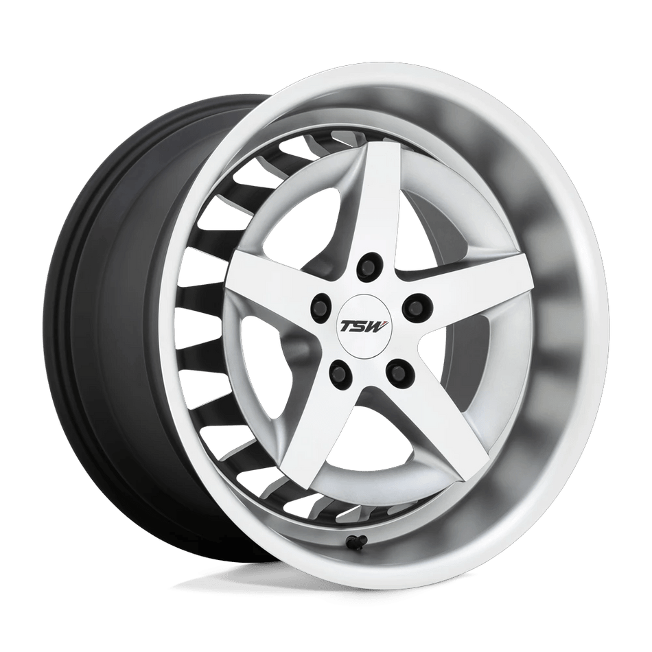 TSW DEGNER 18x10 ET25 5x112 Matte Titanium w/ Machined Face