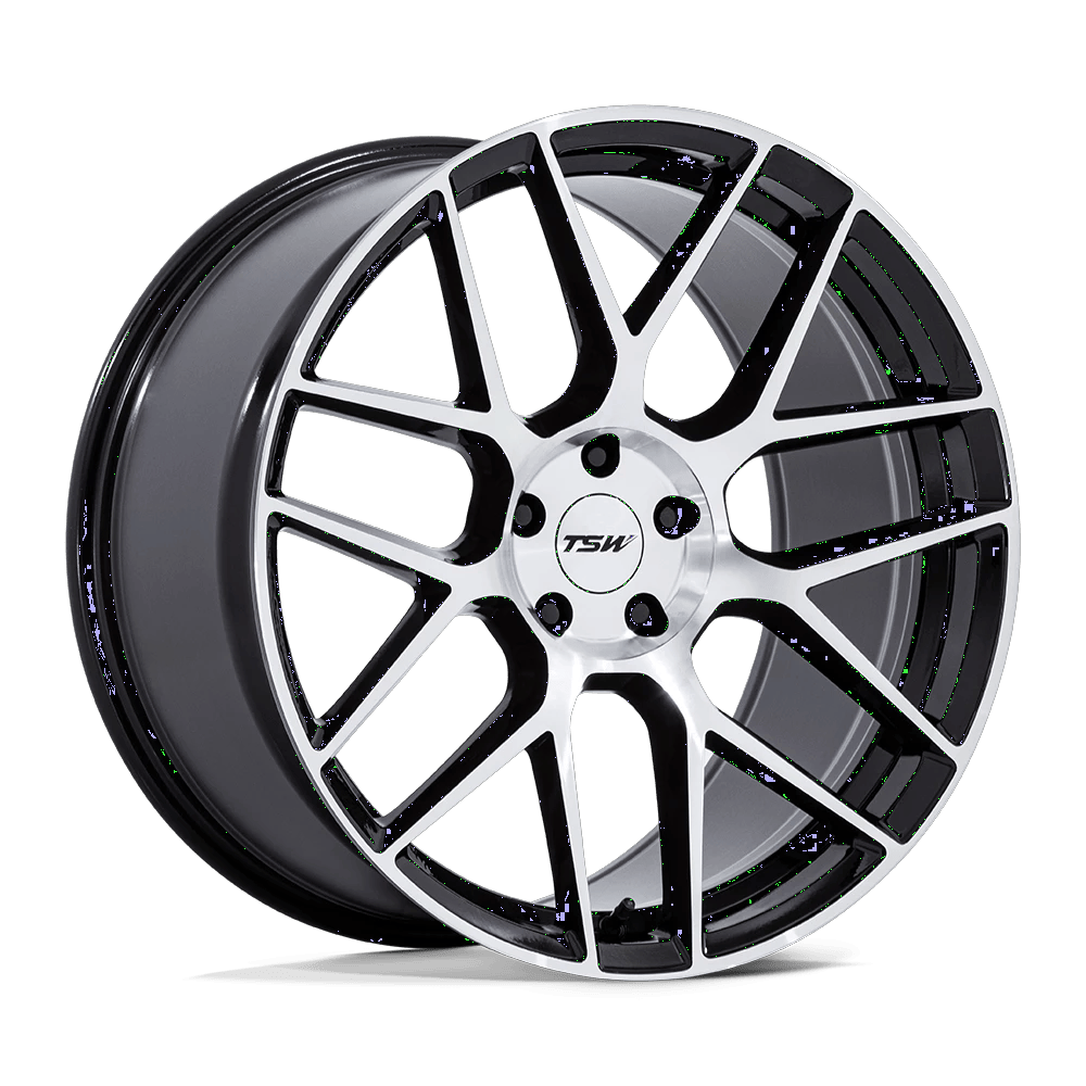 TSW TW002 LASARTHE 22x9 ET15 5x115 Gloss Black Machined