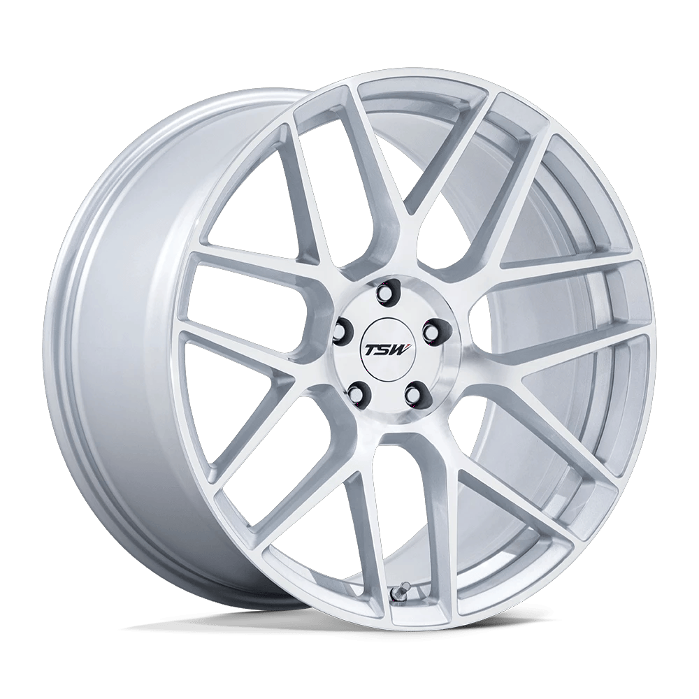 TSW TW002 LASARTHE 22x9 ET38 5x114.3 Gloss Silver Machined