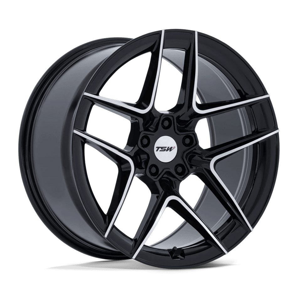 TSW TW008 SLIPSTREAM 20x9 ET27 5x120 Gloss Black Machined