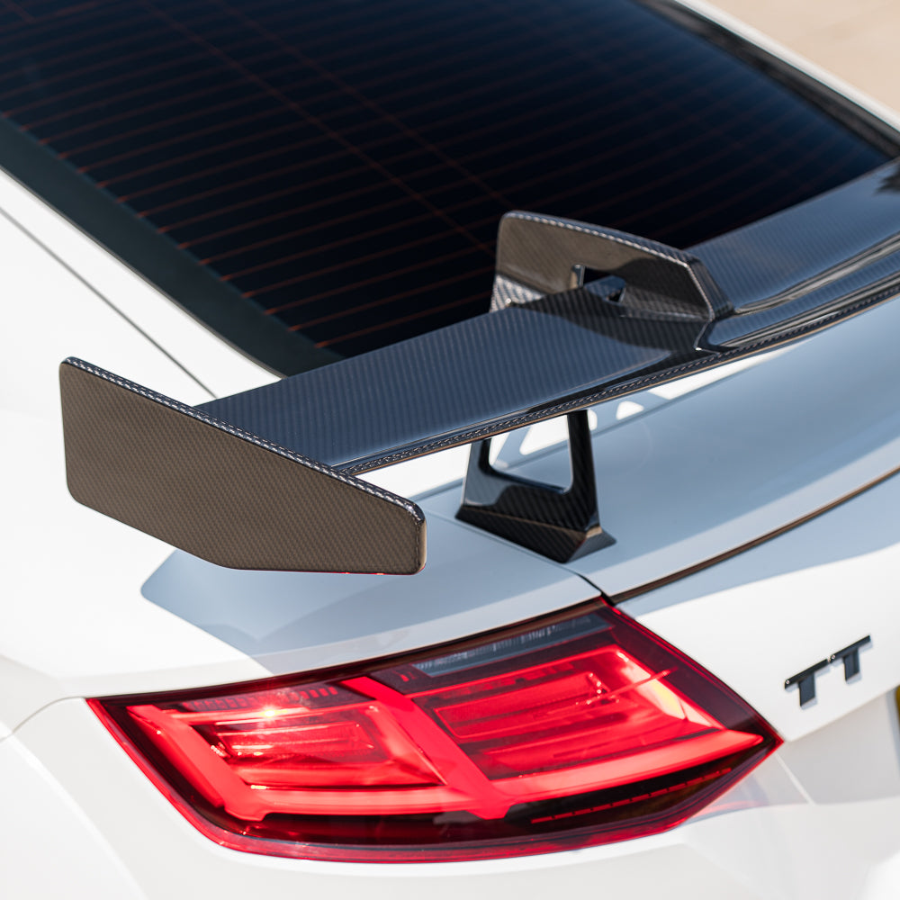 AUDI TT/TTS/TTRS QUATTRO MK3 CARBON FIBRE WING-Spoiler-CT CARBON-CT Carbon - High-quality carbon fiber and gloss black aerodynamic parts for premium sports and luxury vehicles.