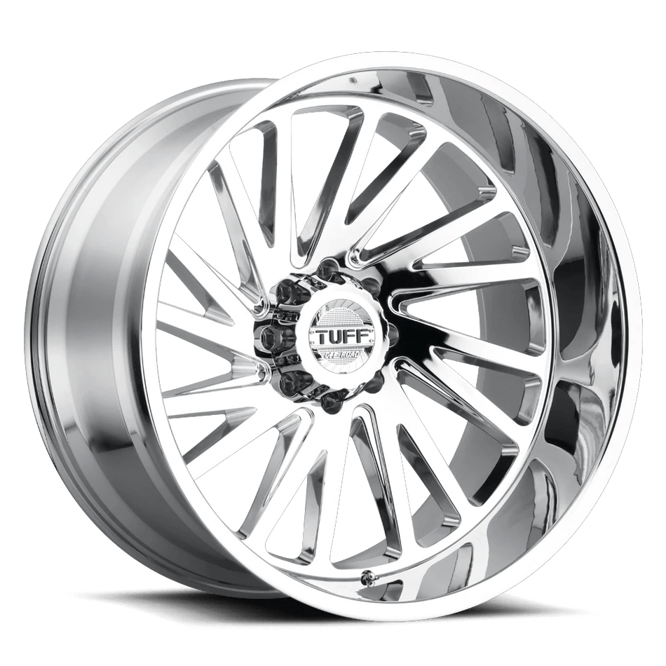 Tuff T2A 24x14 ET-72 8x180 Chrome