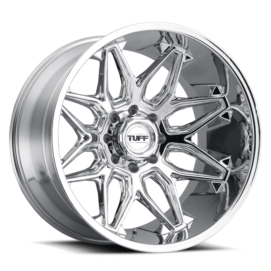 Tuff T3B 22x12 ET-45 6x139.7 Chrome