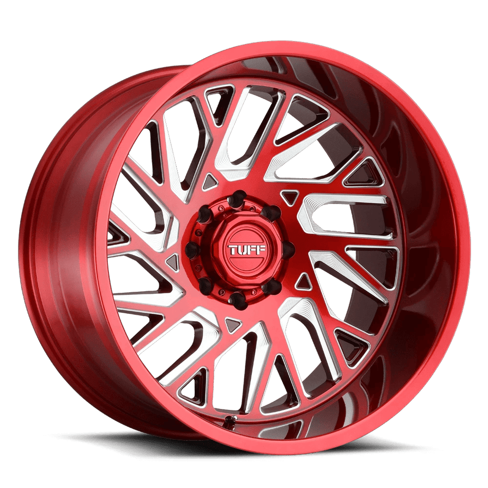Tuff T4B 26x14 ET-72 8x165.1 Candy Red Milled