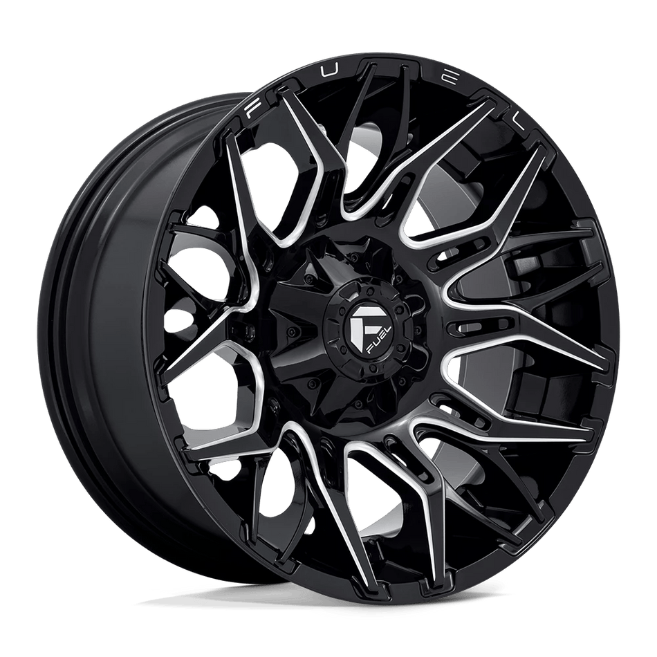 Fuel 1PC D769 TWITCH 20x10 ET-18 6x135/5.5 Gloss Black Milled