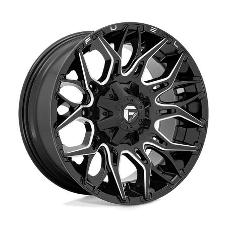 Fuel 1PC D769 TWITCH 20x10 ET-18 8x165.1 Gloss Black Milled