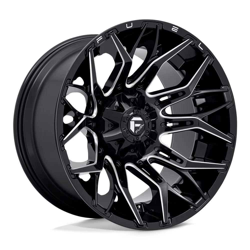 Fuel 1PC D769 TWITCH 22x12 ET-44 8x180 Gloss Black Milled