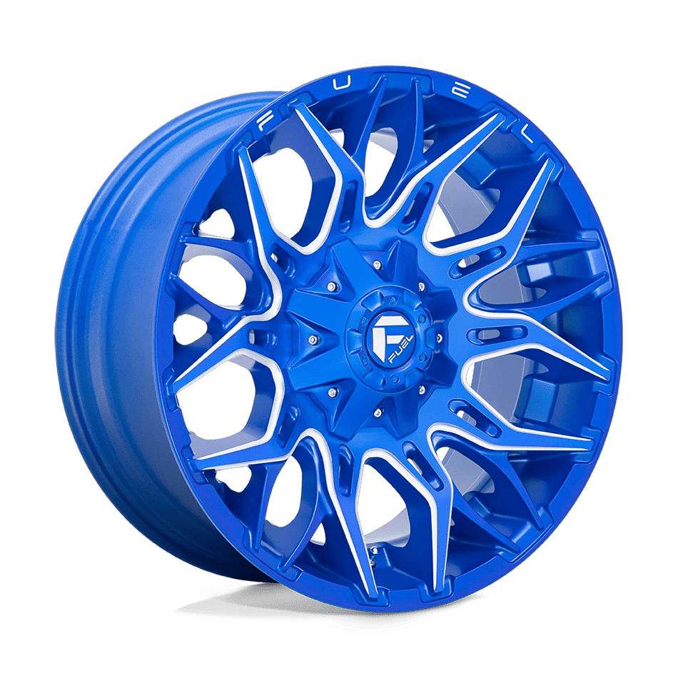 Fuel 1PC D770 TWITCH 20x10 ET-18 8x170 Anodized Blue Milled