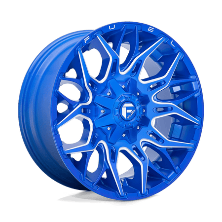 Fuel 1PC D770 TWITCH 20x10 ET-18 8x180 Anodized Blue Milled