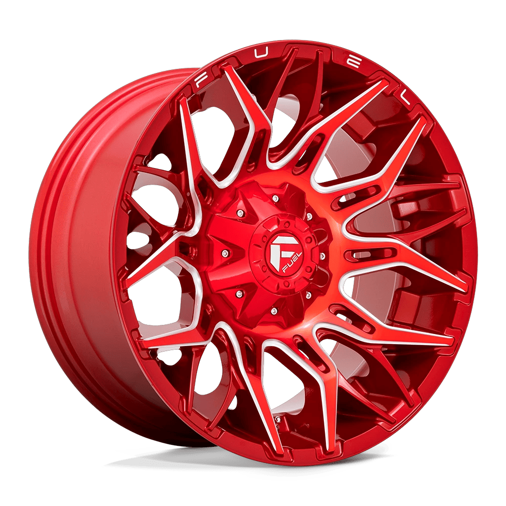 Fuel 1PC D771 TWITCH 20x10 ET-18 5x114.3/5.0 Candy Red Milled