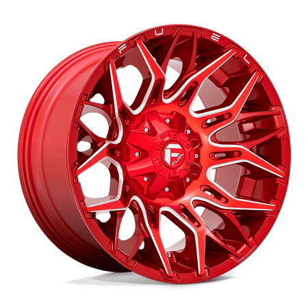Fuel 1PC D771 TWITCH 20x10 ET-18 5x114.3/5.0 Candy Red Milled