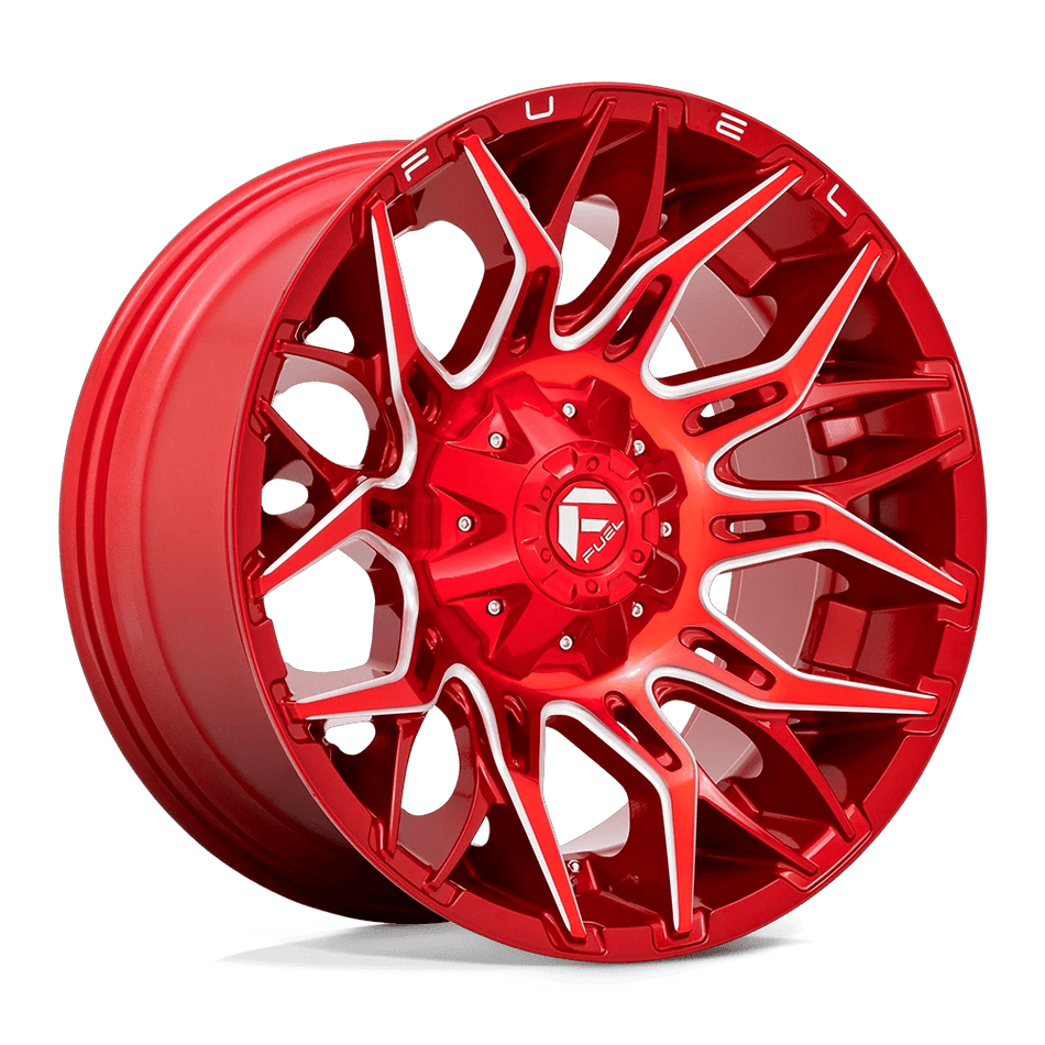Fuel 1PC D771 TWITCH 20x10 ET-18 5x114.3/5.0 Candy Red Milled