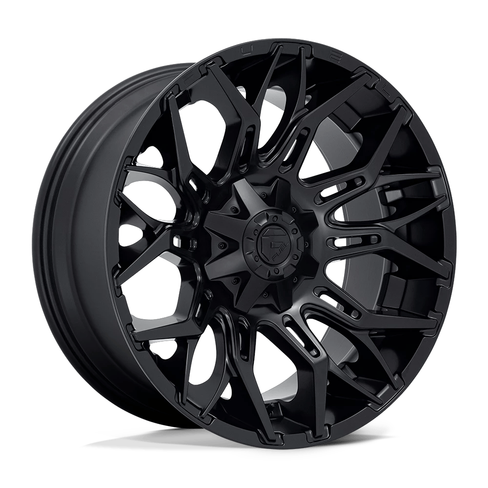Fuel 1PC D772 TWITCH 22x10 ET-18 8x170 Blackout
