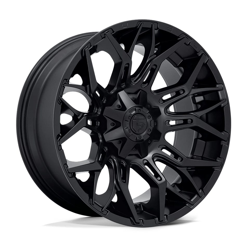 Fuel 1PC D772 TWITCH 22x10 ET-18 8x180 Blackout