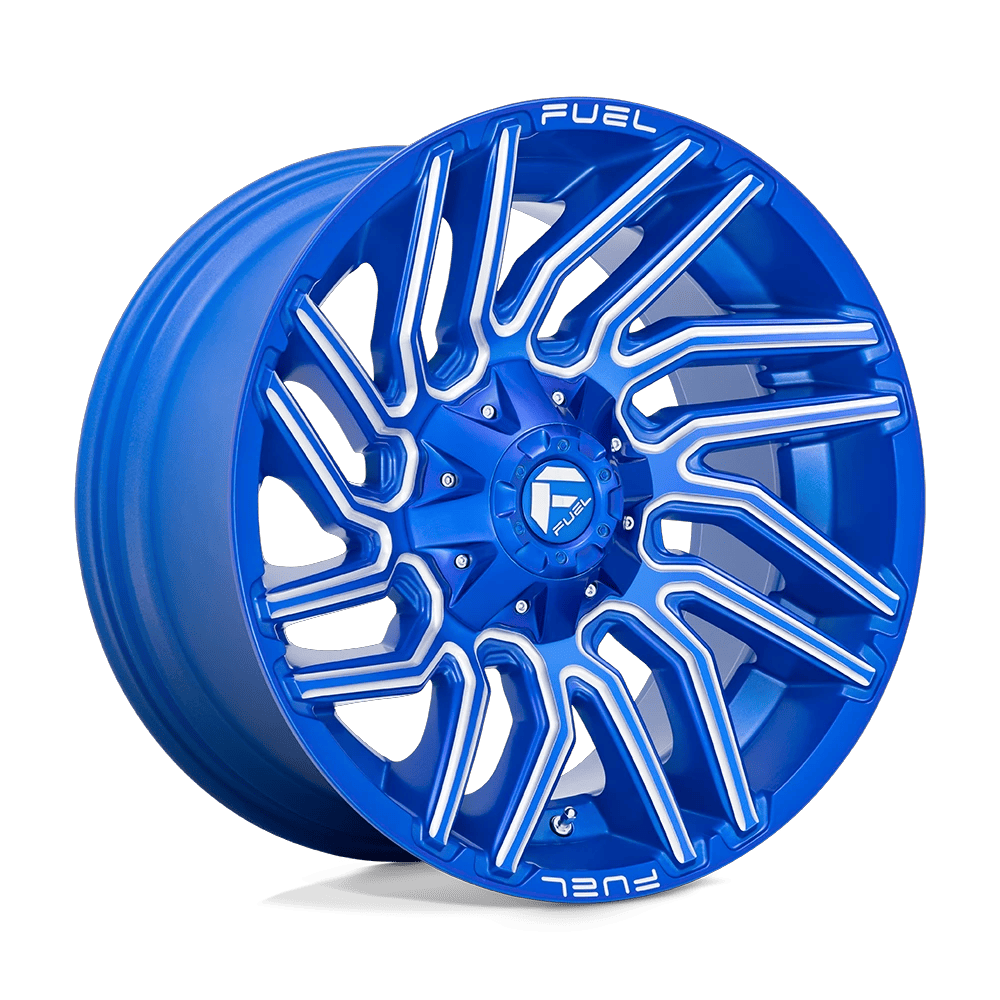 Fuel 1PC D774 TYPHOON 20x10 ET-18 6x135/5.5 Anodized Blue Milled