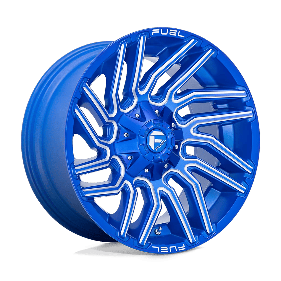 Fuel 1PC D774 TYPHOON 20x10 ET-18 6x135/5.5 Anodized Blue Milled