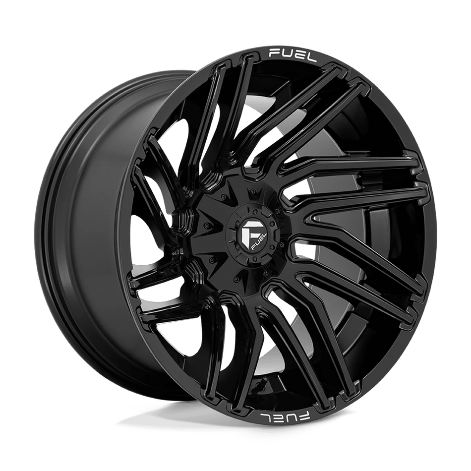 Fuel 1PC D776 TYPHOON 22x12 ET-44 5x114.3/5.0 Gloss Black