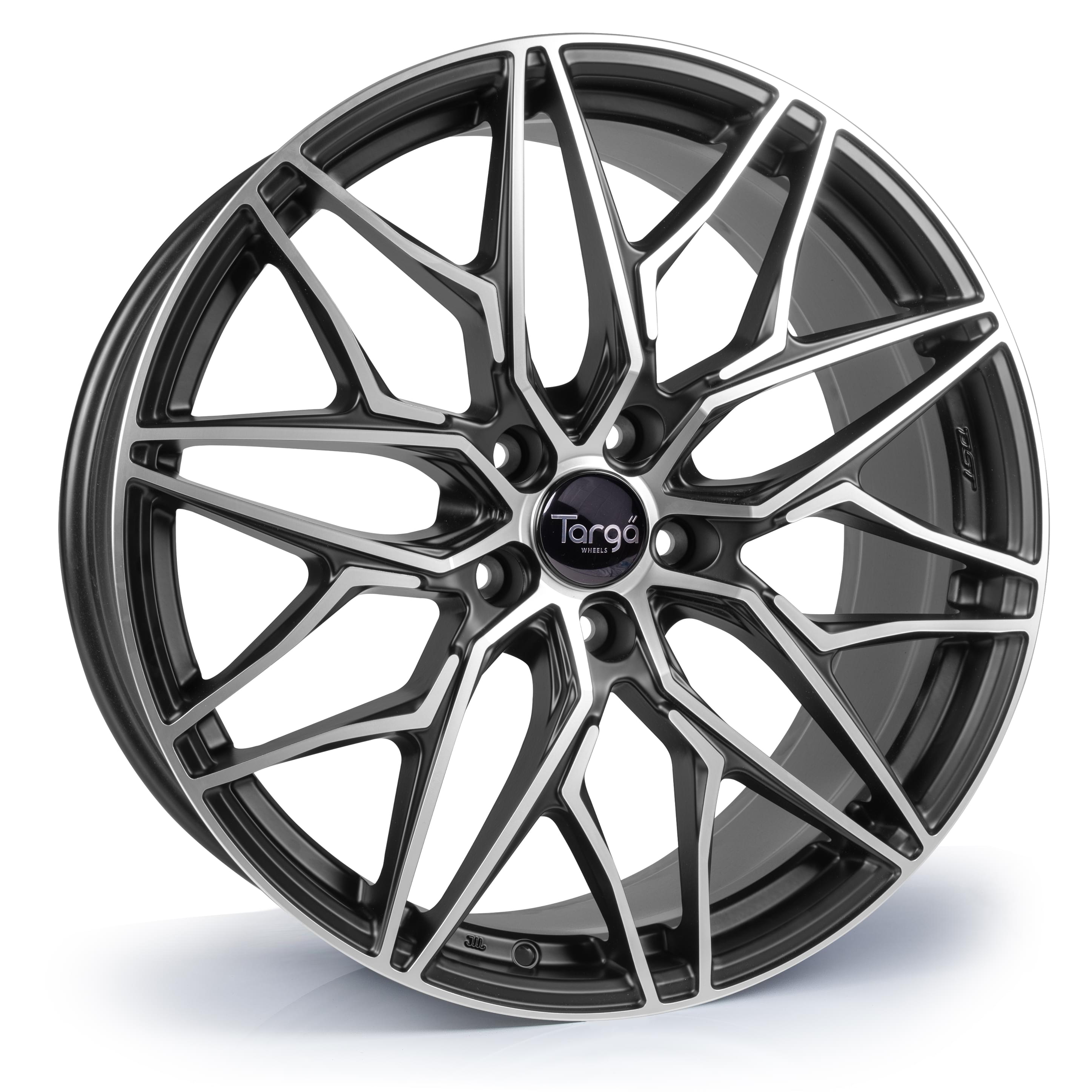 Targa TG6-FF 20x9 ET42 5x112 Matt Black / Machined Face