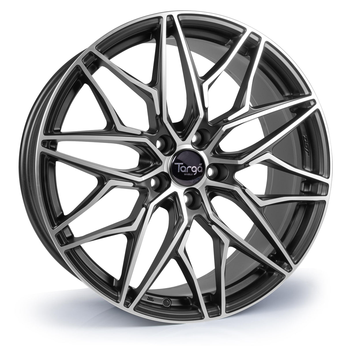 Targa TG6-FF 20x8.5 ET42 5x112 Matt Black / Machined Face