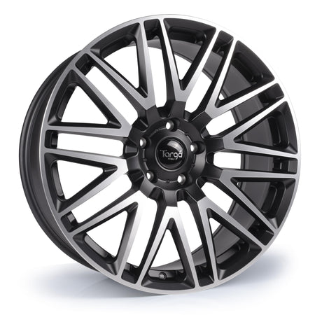 Targa TG7 22x9.5 ET42 5x120 Matt Black / Machine Face