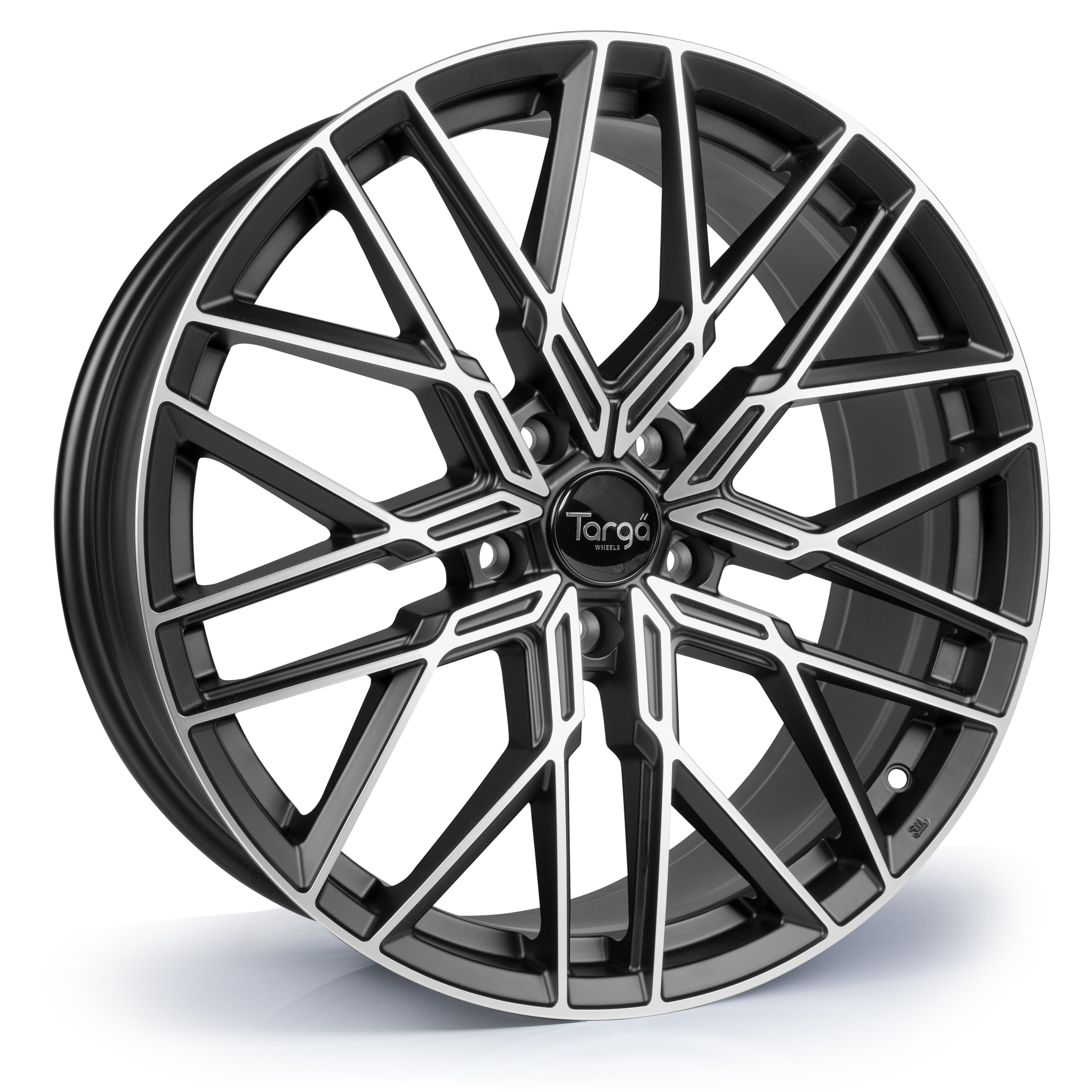 Targa TG8-FF 19x8.5 ET42 5x120 Matt Black / Machined Face
