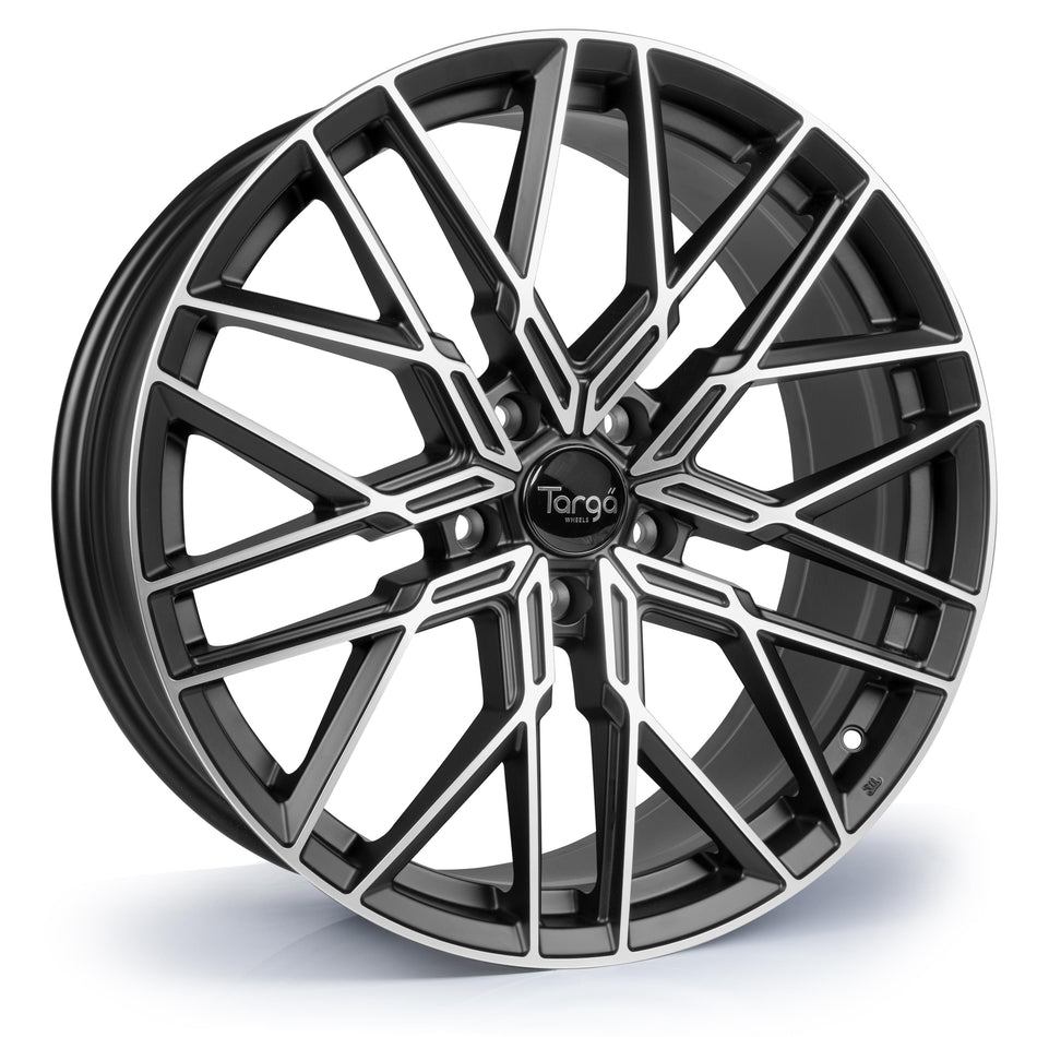 Targa TG8-FF 18x8.5 ET40 5x120 Matt Black / Machined Face