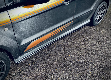 Ford Transit Connect MK2 Facelift Short Wheelbase - Side Skirt Splitters