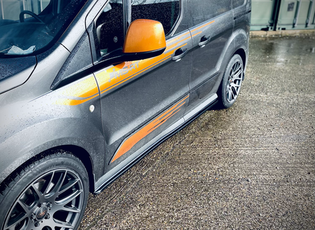 Ford Transit Connect MK2 Facelift Short Wheelbase - Side Skirt Splitters