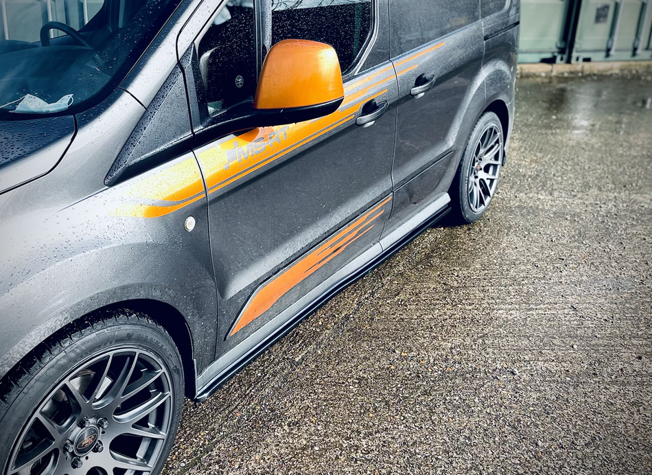 Ford Transit Connect MK2 Pre Facelift Short Wheelbase - Side Skirt Splitters