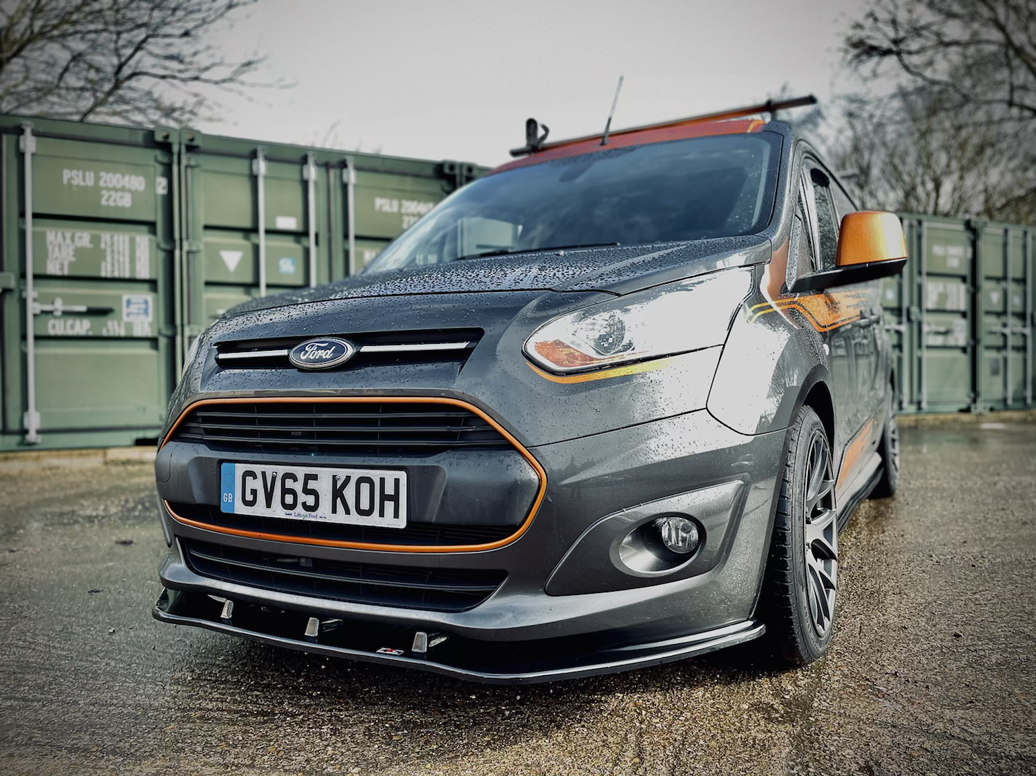 Ford Transit Connect MK2 Pre Facelift Short Wheelbase - Front Splitter