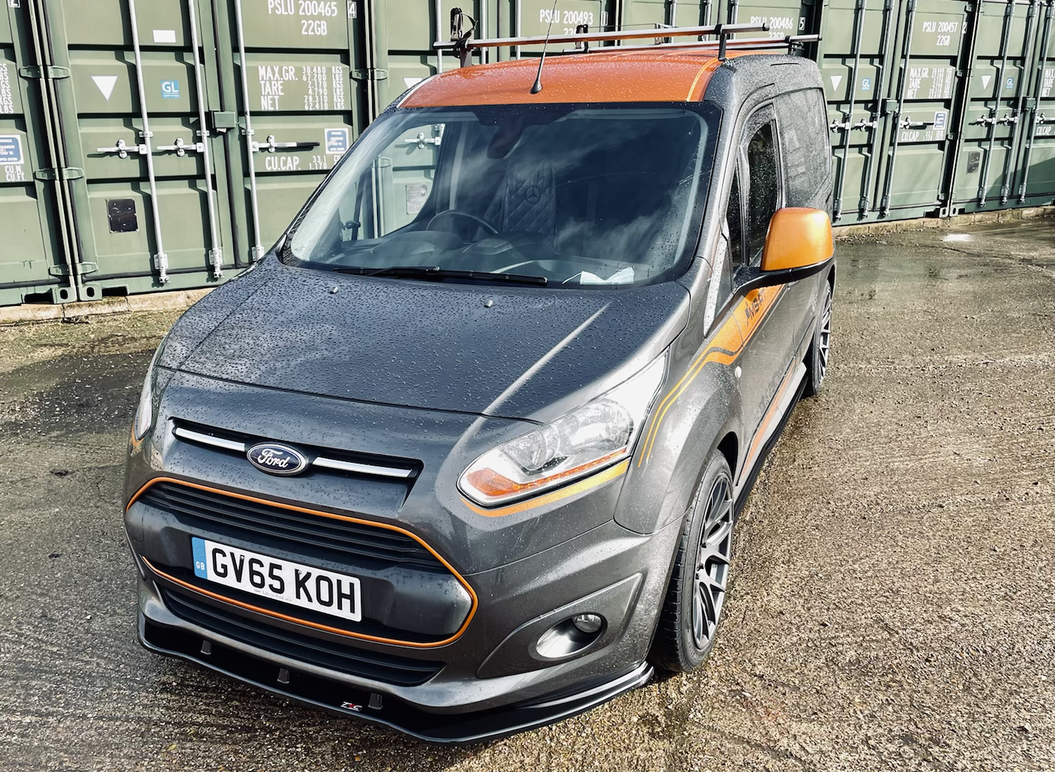 Ford Transit Connect MK2 Pre Facelift Short Wheelbase - Front Splitter