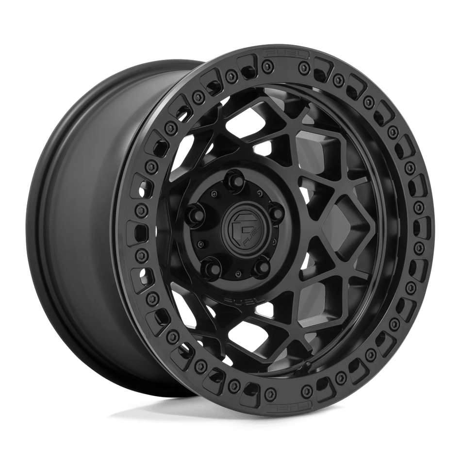 Fuel 1PC D120 UNIT BEADLOCK 17x9 ET-15 5x127 Blackout