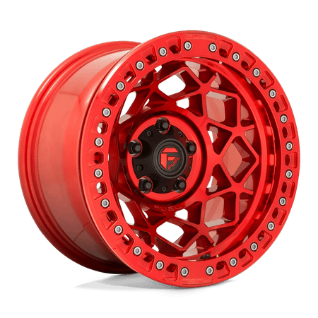 Fuel 1PC D121 UNIT BEADLOCK 17x9 ET-15 6x139.7 Candy Red