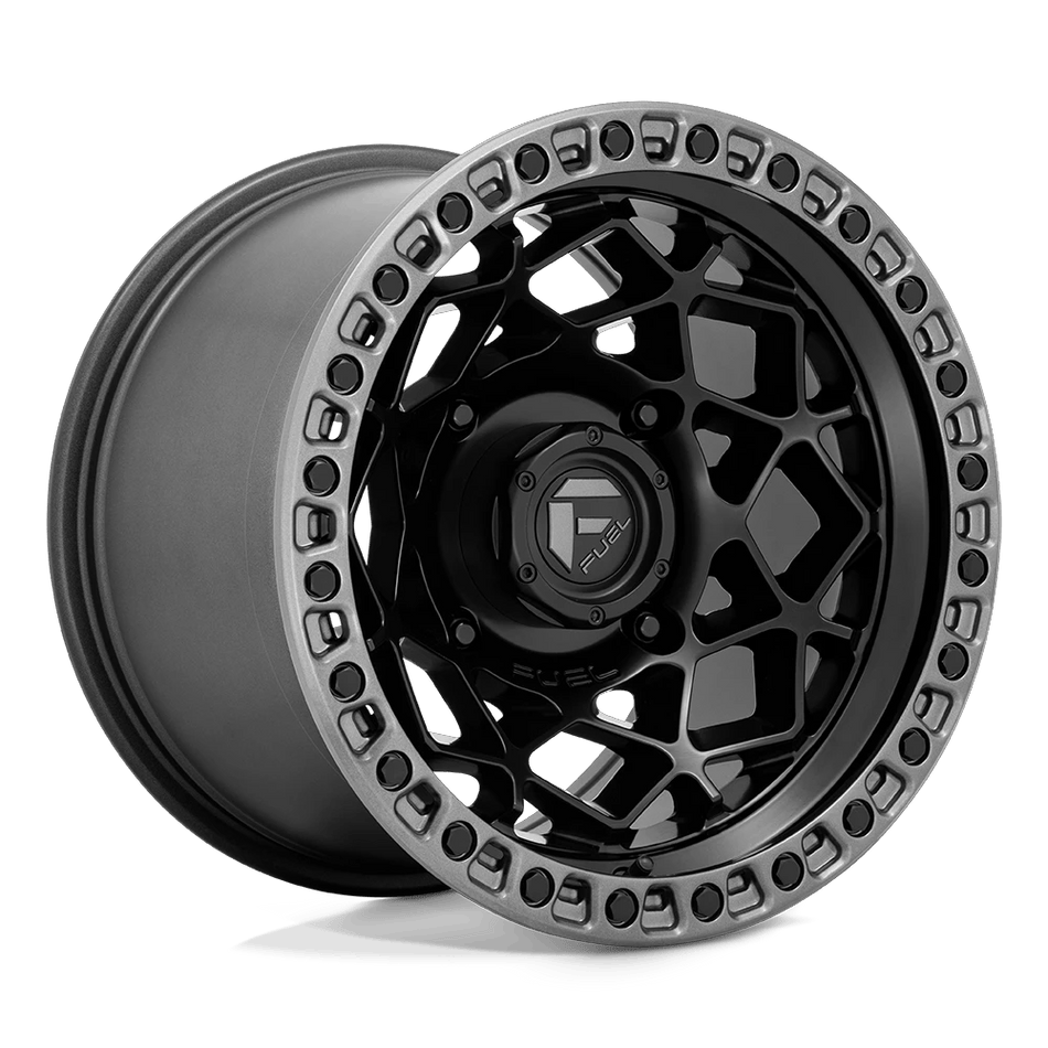 Fuel UTV D783 UNIT UTV 15x10 ET0 4x156 Matte Black w/ Gunmetal Ring