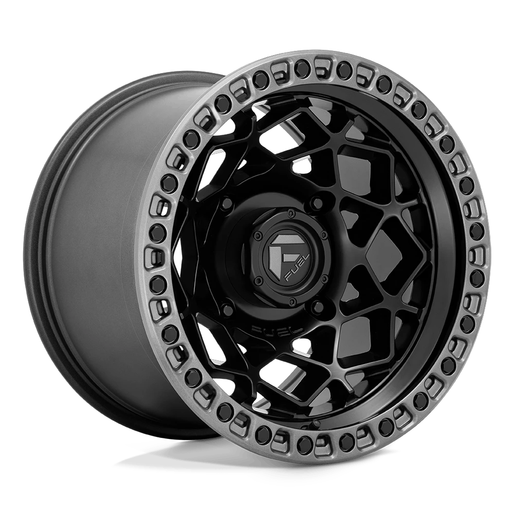 Fuel UTV D783 UNIT UTV 15x10 ET0 4x137 Matte Black w/ Gunmetal Ring