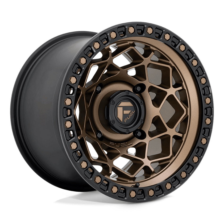 Fuel UTV D785 UNIT UTV 15x7 ET10 4x137 Bronze w/ Matte Black Ring